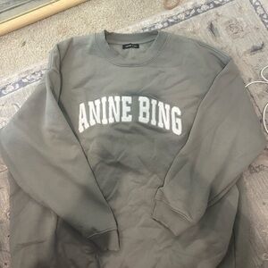 Anine Bing Gray Sweatshirt